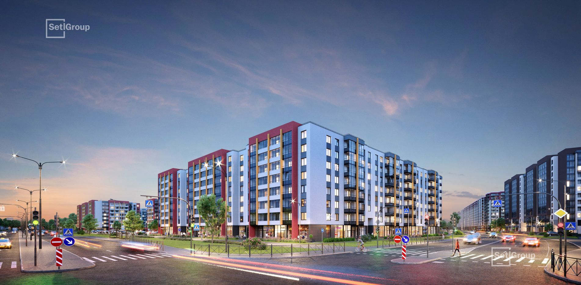 Солнечный Город - вид спереди